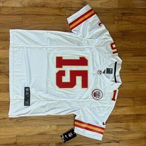 Men's Kansas City Chiefs Patrick Mahomes Nike White Game Jersey size Small NWT